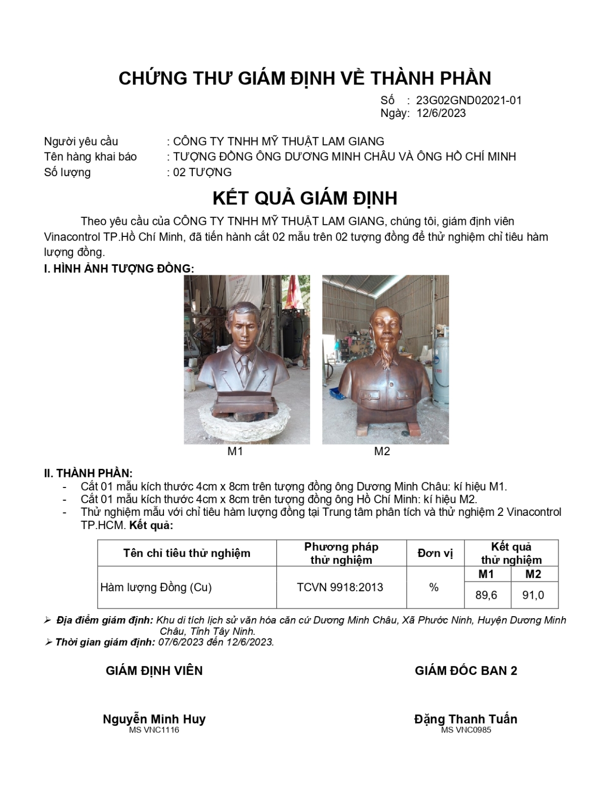 Chân Dung Đồng Chí Dương Minh Châu