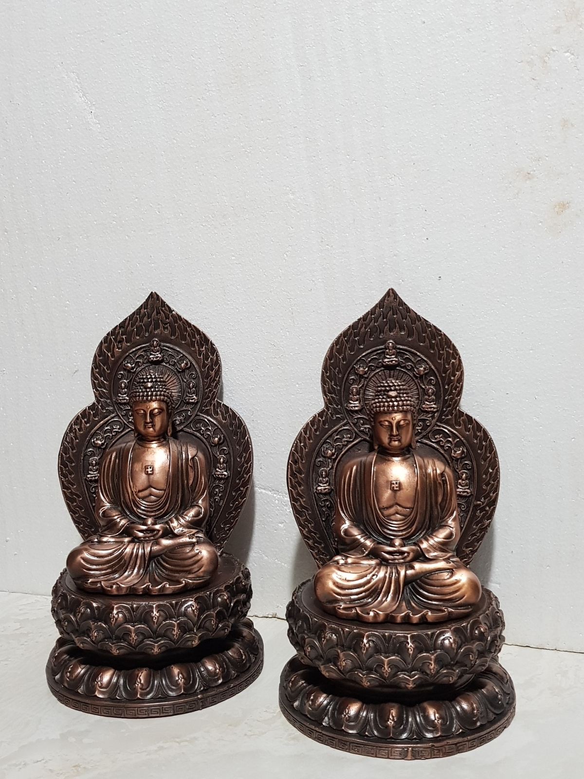 Tượng Phật Adida Bằng Đồng Đỏ