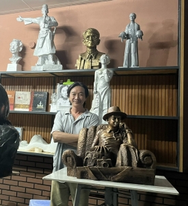 Tượng Đồng Đỏ Phóng Viên Nhà Báo - NĐK Trần Thanh Phong