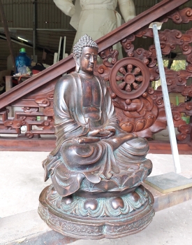 Tượng Adida Đồng Đỏ Giả Cổ
