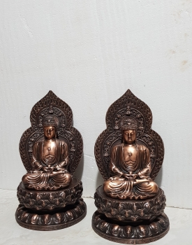 Tượng Phật Adida Bằng Đồng Đỏ