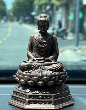 Tượng Thích Ca Bằng Đồng Để Xe Hơi