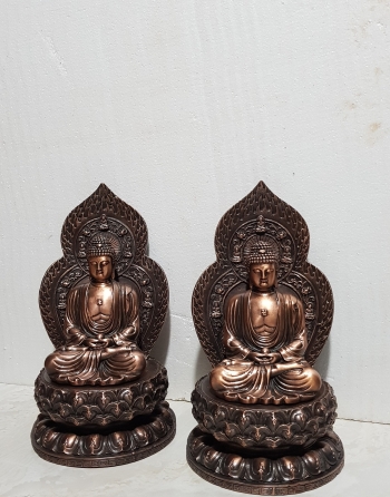 Tượng Phật Adida Bằng Đồng Đỏ