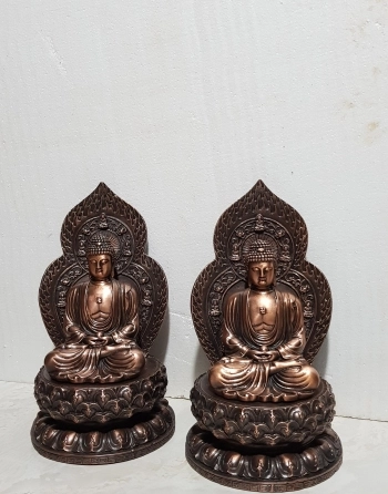 Tượng Phật Adida Bằng Đồng Đỏ