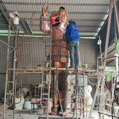 Cơ sở đúc tượng đồng thủ công tại TP. HCM uy tín nhất