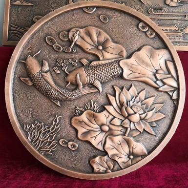 Phù điêu bằng đồng đẹp: Tuyệt tác nghệ thuật gợi lên vẻ đẹp cổ điển