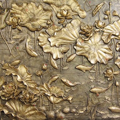 Đúc phù điêu đồng tinh xảo - Nghệ thuật điêu khắc đồng độc đáo