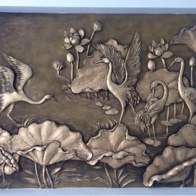 Tranh đồng đẹp làm tăng vẻ đẳng cấp cho không gian sống