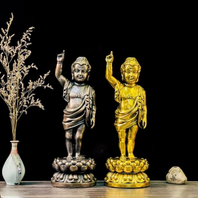 Địa chỉ mua tượng phật đản sinh bằng đồng đẹp giá rẻ 2024