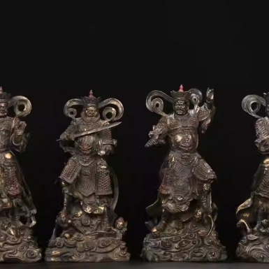 Dịch vụ đúc tượng Tứ Đại Thiên Vương bằng đồng tại Đỉnh Thiên