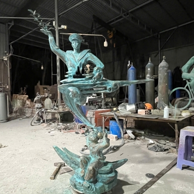 Xưởng điêu khắc tượng đồng chuyên nghiệp, giá rẻ 