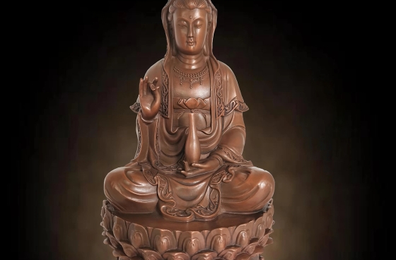Đúc tượng Phật bà Quan Âm Bồ Tát đồng - Cứu khổ cứu nạn
