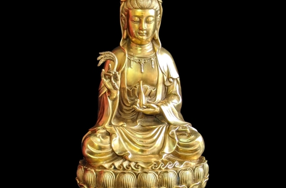 Chuyên đúc tượng phật Quan Âm bằng đồng giá rẻ, uy tín