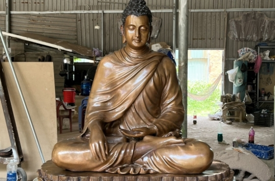 Những mẫu tượng Thích Ca bằng đồng phù hợp với không gian gia đình?