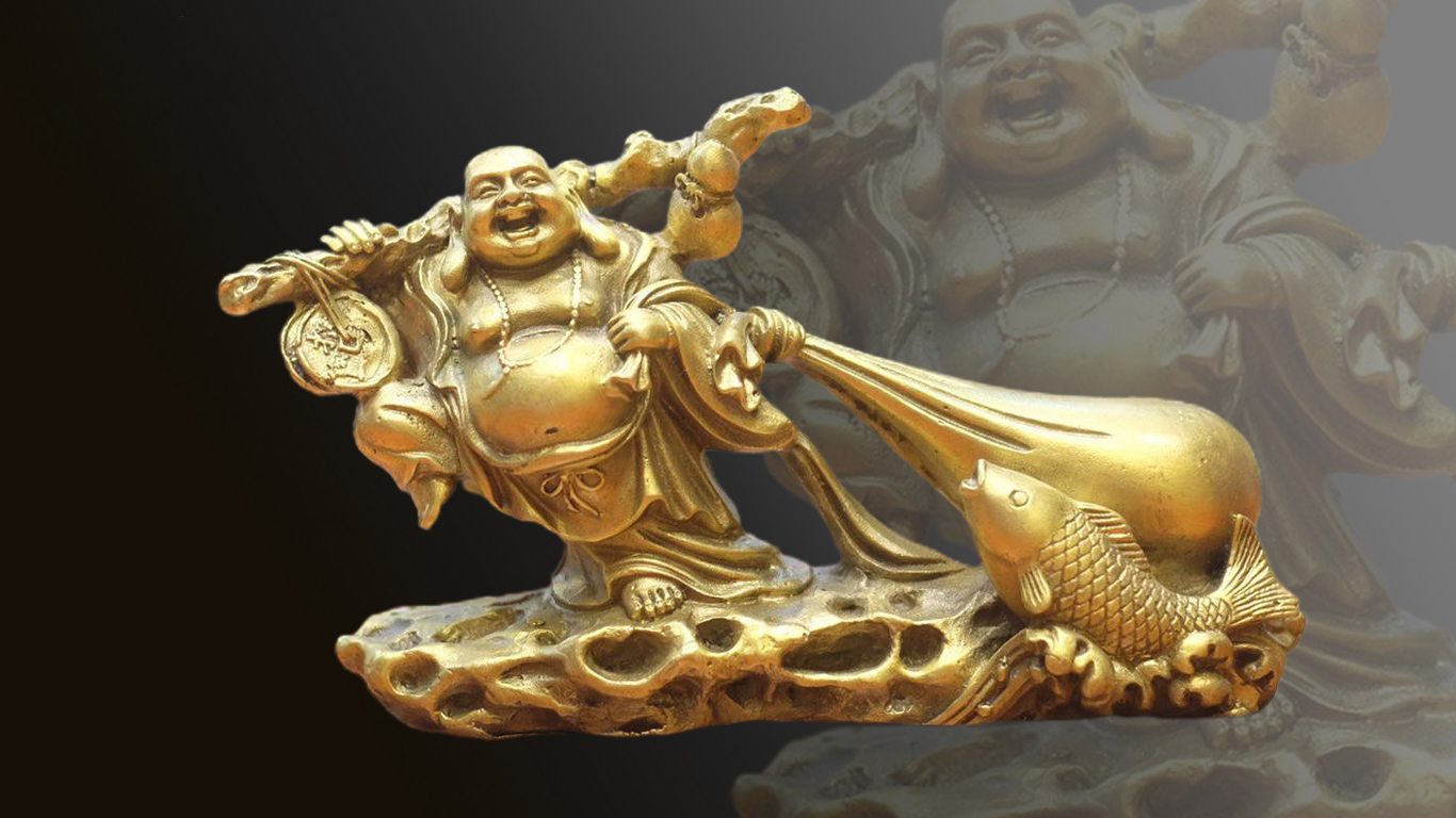 Tượng Di Lặc bằng đồng